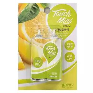 상큼한 레몬향 기분 좋은공간 화장실 방향제 리필 2입