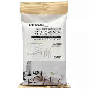 [골드스마일]가구 표면에 얇은 코팅막을 형성 가구광택티슈 12매