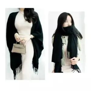 캐시미어 어깨 니트 케이프 가을 가디건 망토 숄 스카프 머플러