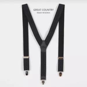 프리미엄 클래식 서스펜더 블랙네이비체크 luk8+2zqQ