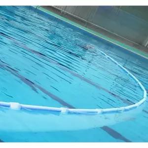 수영장 청소 그물 거둬내기 회수그물 쓰레기 물위 리프 풀장