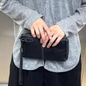 [패션] 손목 스트랩 카드 휴대폰 립스틱 보관 미니 클러치백