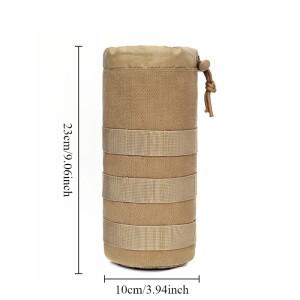 호환 1pc Molle 시스템 전술 머그백 메쉬 슬링백 잡화 야외 여행 캠핑 물병 가방