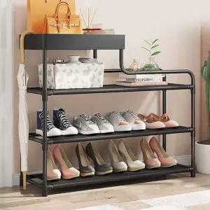 조립식 신발 수납장 현관 경량 철제 정리대 선반 4단 경량렉선반 아기신발장 틈새수납장 경량렉