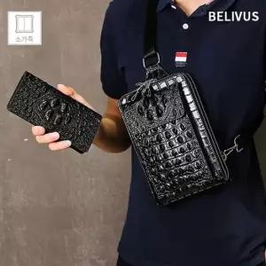 빌리버스 남자 가방 지갑 세트 BJI323 가죽 웨이스트 웨이스트백 남자슬링백 남자크로스백