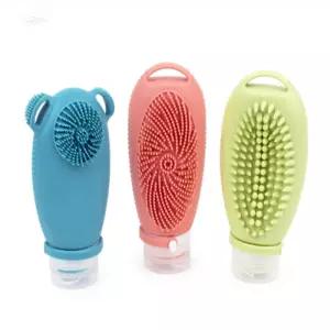 제이원잡화점 브러쉬 공병 샴푸브러쉬일체형