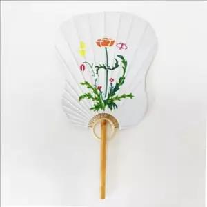 [문구/오피스] 선녀 전통 부채 무늬 디자인 부채 민화 스텐실