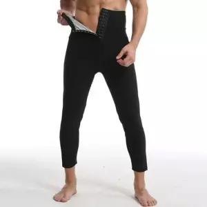 남성 기능성 발열 운동복 하이웨스트 코르셋 팬츠