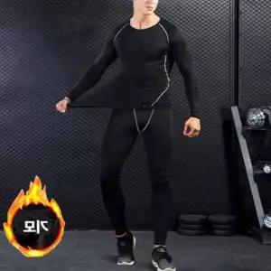 짐 이너웨어 기모트레이닝세트 스포츠웨어 헬스