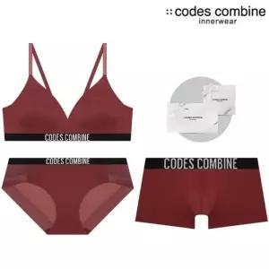 코데즈컴바인 이너웨어 노와이어 커플속옷세트 BRBPDR913MR 128586