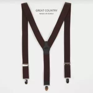 다크브라운 솔리드 프리미엄 클래식 서스펜더