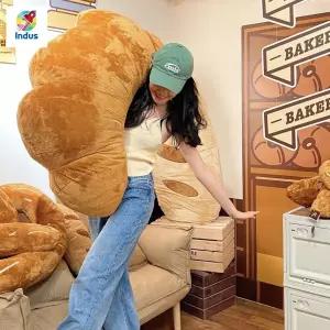 대형쿠션 인형 빵모양 롱쿠션 크로아상