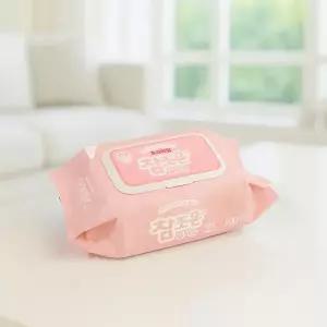 산도깨비 참조은 물티슈 캡형 220g 100매입 10개 고급원단 티슈