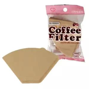 [RIZPICK]커피여과지 5인용 2 2호 하니 100매 거름종이 커피메