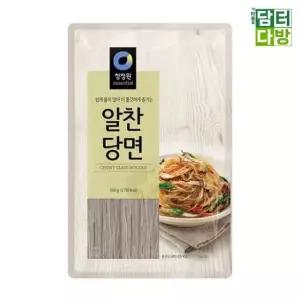 청정원 알찬당면 500g X 2개 알찬당면 당면 잡채재료 간편조리 잡채당면 자취요리 즉석식품