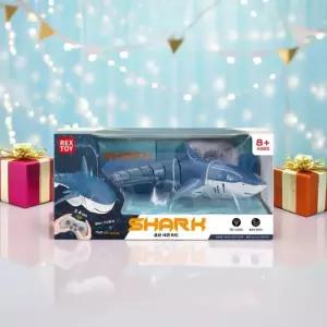 샤크 RC카 조종 상어 모형 컨트롤 토이 장난감 잠수함 무선조종 물놀이 로봇 선물