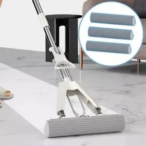 바닥청소 밀대걸레 펄프 청소기 거실 사무실 리필 2개 청소 물 기 밀대