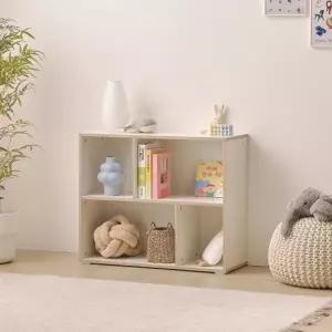 아이방 감성 교구 정리 수납 책장 2단 80cm P0000BRD