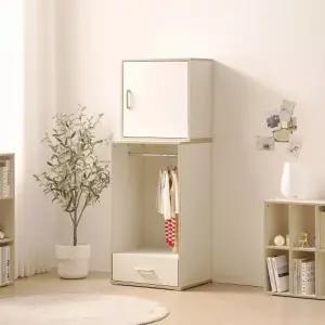 아이가 직접 사용하는 아이방 행거 옷장 60cm P0000BRT