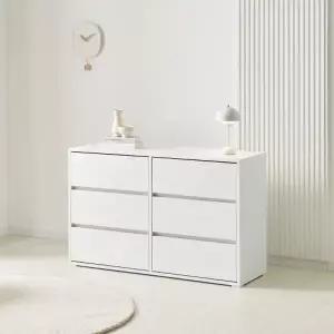 실용적인 거실,침실용 수납 서랍장 3단6칸 120cm P0000BUT