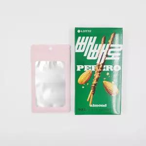 비닐봉지 식자재보관봉투 더블지퍼백 호심지퍼백 음식보관소포장 휴대용케이스 식품포장지퍼백 애니메이션지퍼백 투명비닐포장백세트 반투명 포장용 핑크 컬러 14cm 지퍼백8cm 지퍼백