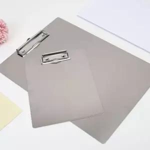 [문구] 결제판보드 스테인리스 실버 회사 사무실 서류받침대