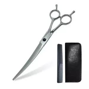 [반려] 미용가위 가위 반려동물용 커브 전용 블랙볼트