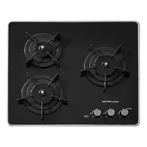 [전국설치] 경동 3구 가스레인지 나비엔매직 빌트인 블랙펄 GRB-6203NA/PA