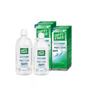 옵티프리 렌즈세척액 퓨어모이스트 420ml 1개 + 300ml 1개