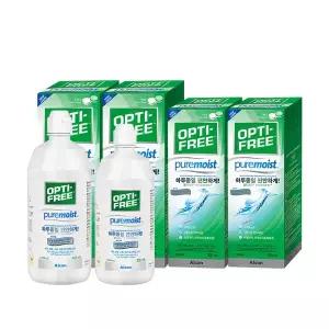 옵티프리 렌즈세척액 퓨어모이스트 420ml 2개 + 300ml 2개