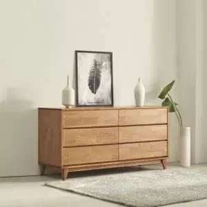 [인터데코]튼튼하고 자연친화적인 거실,침실용 원목 서랍장 150cm P0000BWO