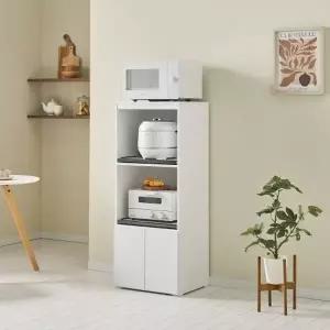 [인터데코]밥솥 전자레인지 수납 실속형 주방 수납장 P0000CAA