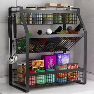 [JED] 선반 와인 3단 소스통 진열대