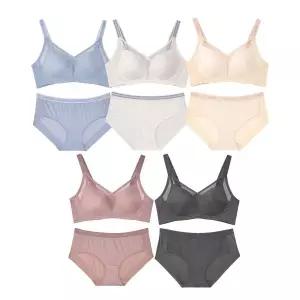 PLAYTEX [5SET] 노와이어 크로스유어하트 브라팬티 세트 (PXI041_00) 2100863