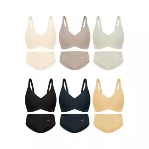 SLOGGI 젤리 볼륨 핏 브라 팬티 세트 6Colors 2100874