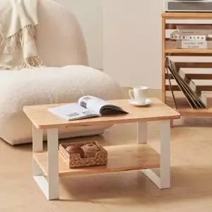 원목 사각 테이블 2단 사이드 탁자 좌식테이블 M69-WD46298