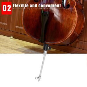 첼로 풋 서포트  4/4 실버 나일론  고 금속 지지대 악기 스탠드 호환 액세서리