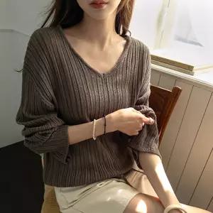 햇살엔 쿨터치 스트링 골지니트