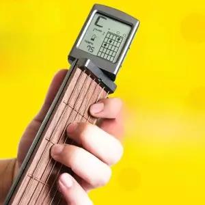 휴대용 미니 기타 코드연습기 포켓 손가락 LED