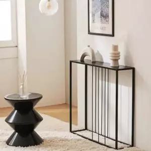 씨엠 슬림 콘솔 철제 테이블 인테리어 선반 JI106-WD462A7_