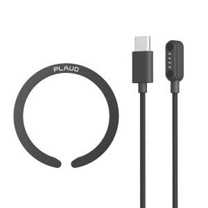[미국배송] PLAUD NOTE & PRO AI 음성 녹음기 U2013 USB-C 마그네틱 충전 케이블 및 0.2인치 초박형 링 2피트 고속 케이블 공식 호환 액세서리 교체 세트
