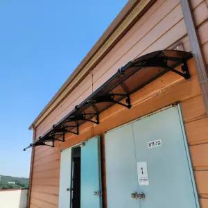 캐노픽스 1000 X 7600 샷시시공 현관 캐노피 비가리개