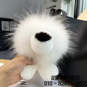 선물용 렉스 토끼털 작은 사자 인형 가방 펜던트 심바 볼 자동차 키체인 액세서리 배낭 트렁크