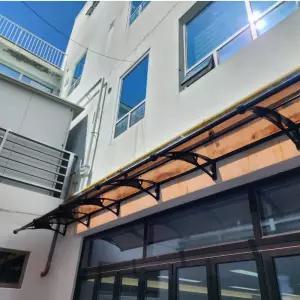 캐노픽스 1000 X 7800 샷시시공 현관 캐노피 비가리개