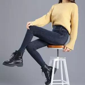 [JHP11813_51IB]여성 여자쫄바지 데님 블루 캐주얼 (29026654A)