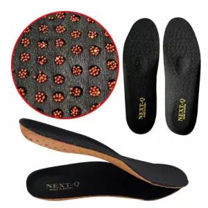 황토세라믹지압깔창 발냄새 통기성 탈취 쿠션 인솔 여성블랙230-250