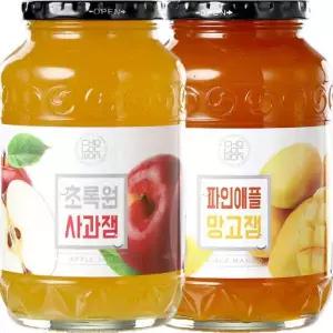 [하프클럽/오티마트]사과잼 1kg 파인애플망고잼 1kg