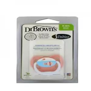 닥터브라운 프리밴트 노리개젖꼭지 핑크(1단계 2단계)