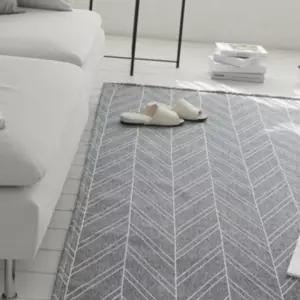 돈스텔 카페트 러그 라이트그레이 150X200 사계절 패브릭 패드