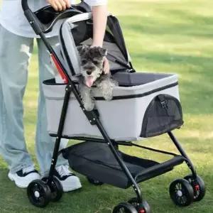 [반려] 폴딩 접이식 강아지 반려견 개모차 유모차